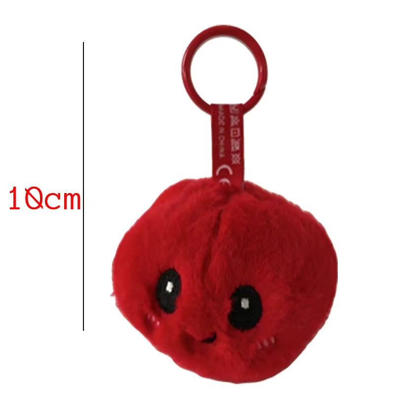 TreasuringU Baozi-förmige Schlüsselanhänger-Tasche, Plüschtier, Bunt / Mehrfarbig - Bild 3