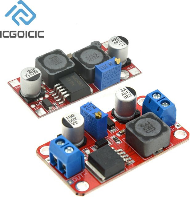 ICGOICIC DC-DC Konverter Modul mit XL6009 Power-Boost und LM2577 Low-Ripple-Band - Bild 1