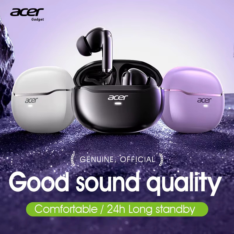 Acer Ohr623 Kabellose In-Ear Ohrhörer mit Geräuschunterdrückung und Stereo-Sound in Schwarz mit USB-C-Ladefunktion - Bild 4