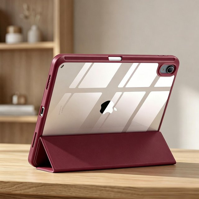 Hybride iPad Hülle mit Stifthalter für iPad 11. Generation 11 Zoll und 10. Generation 10,9 Zoll, Farbe: Rot - Bild 1