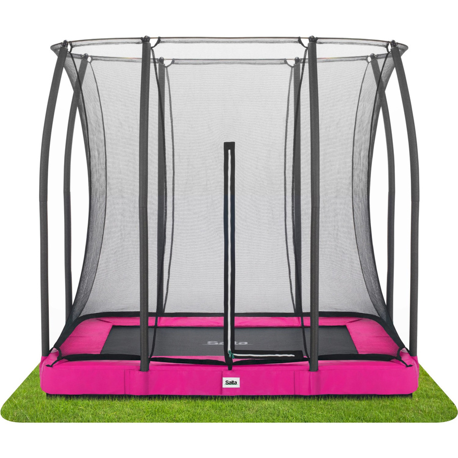 Salta Trampolin Comfort Edition Ground rechteckig Pink B/T: 214 x 153 cm - Bild 2