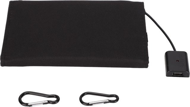 Honor Electronics Tragbares faltbares Solarpanel 10W mit USB-Ladegerät für Outdoor und Notfälle, Schwarz - Bild 1