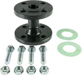 Grundfos Adapter DN 32 für Pumpe, Farbe Schwarz, Höhe: 11,8 cm, Durchmesser: 10,0 cm, PN 10 - Bild 1