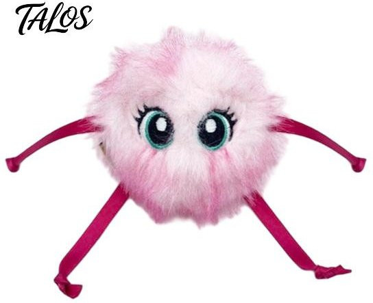 A Pet Home Elektrischer Ball, Automatischer Springender Plüschball, Rosa - Bild 1