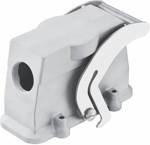 Harting Tüllengehäuse 09 62 064 0581 in Grau aus Aluminium - Bild 1