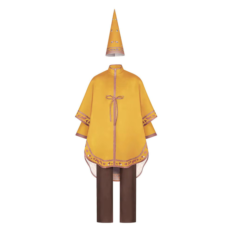 Magic Game Cosplay-Kostüm, Magische Zaubererrobe und Hut, Fantasy, Plüsch / Textil - Bild 3