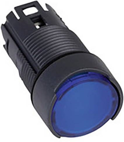 Schneider Electric ZB6AW6 Leuchtdrucktaster-Frontelement aus Kunststoff in Blau - Bild 1