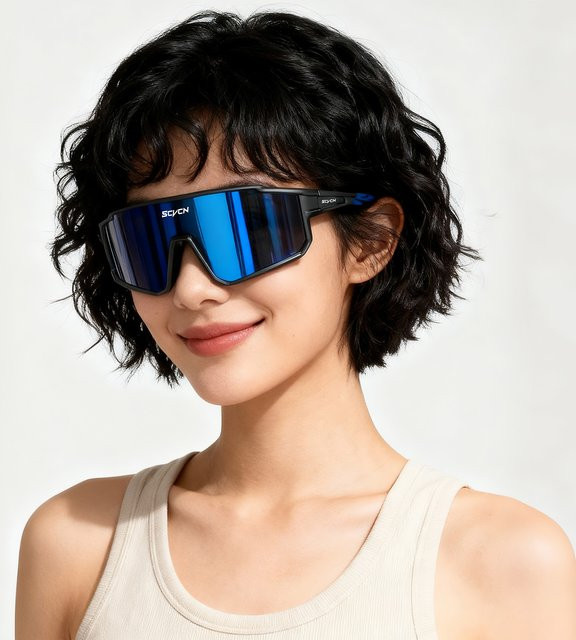 SCVCN Sonnenbrille, Vollrand, Kunststoff, Unisex - Bild 1