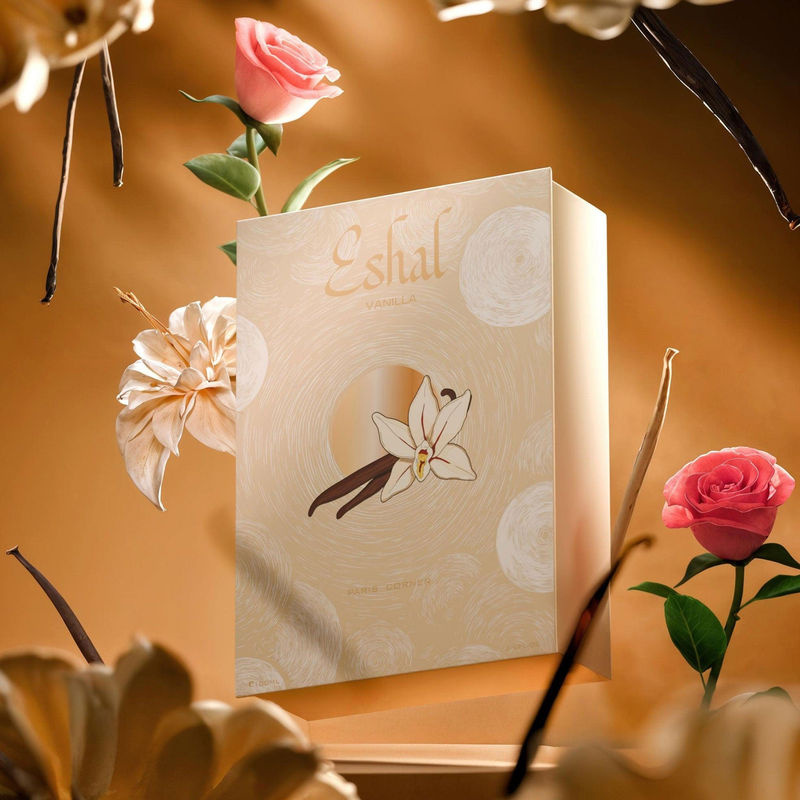 Paris Corner Eshal Vanilla Eau de Parfum 100ml Gold - Bild 3
