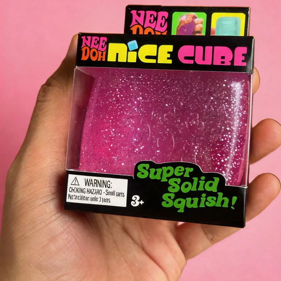 Needoh Maltose Glitzer Eiswürfel, Weiches Quetsch-Slow-Rebound Sensorisches Fidget-Spielzeug - Bild 2