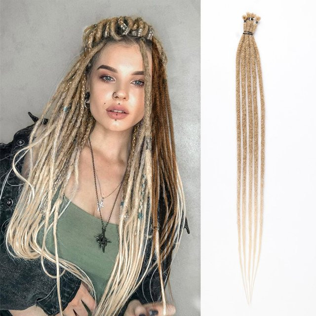 JIAMEISI Dreadlock-Erweiterungen, synthetisch, Ombre, Unisex - Bild 1