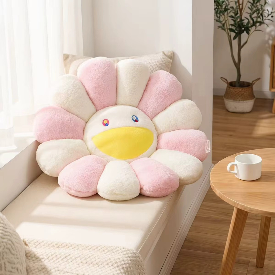 Bandai Murakami-Stil Blumenförmiges Plüschkissen, Mehrfarbig, 1-teiliges Set - Bild 6