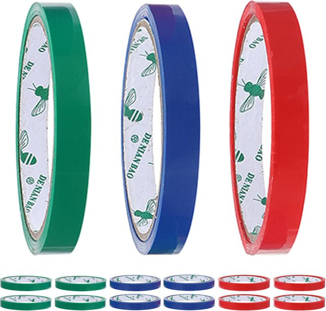 15 Rollen Dichtungsbänder für Beutelversiegelung und Supermarkt-Bindemaschinen in Multicolor - Bild 1