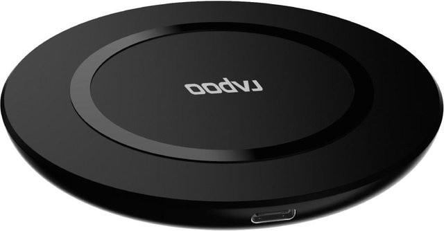 Rapoo Kabellose Schnellladestation XC140 in Schwarz mit USB-A und USB-C Anschlüssen - Bild 1