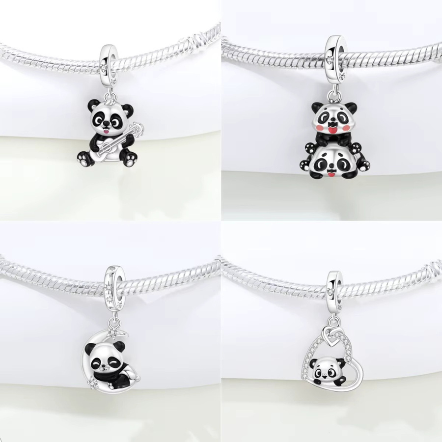 MISEFF Charm, Panda-Anhänger, 925 Sterling Silber - Bild 2