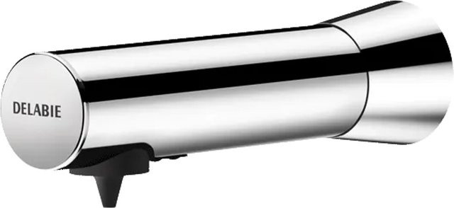 Delabie BINO elektronischer Flüssig- und Schaumseifenspender in Chrom, Netzbetrieb - Bild 1