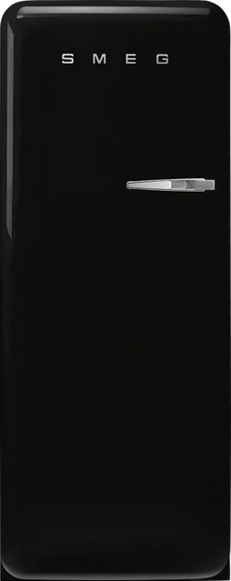 Smeg Standkühlschrank FAB28LBL6 mit Gefrierfach in Schwarz - Bild 1
