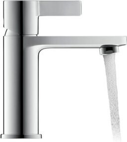 Duravit Waschtisch-Einhebelmischer Fresh-Start D-Neo in Chrom mit schwenkbarem Auslauf und Spritzfunktion - Bild 1