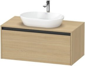 Duravit Waschtischunterschrank Ketho.2 in Beige, wandhängend, B: 100 cm, T: 55 cm - Bild 1
