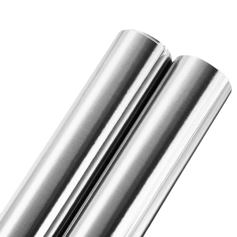 Dekorative PVC-Edelstahl-Tapete in Silber gebürstet, wasserdichte und ölbeständige Klebefolie für Küche, Kühlschrank und Schrank - Bild 4
