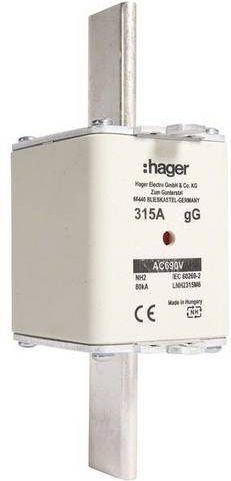 Hager NH-Sicherung LNH2315M6 315A Set mit 3 Stück in Weiß - Bild 1