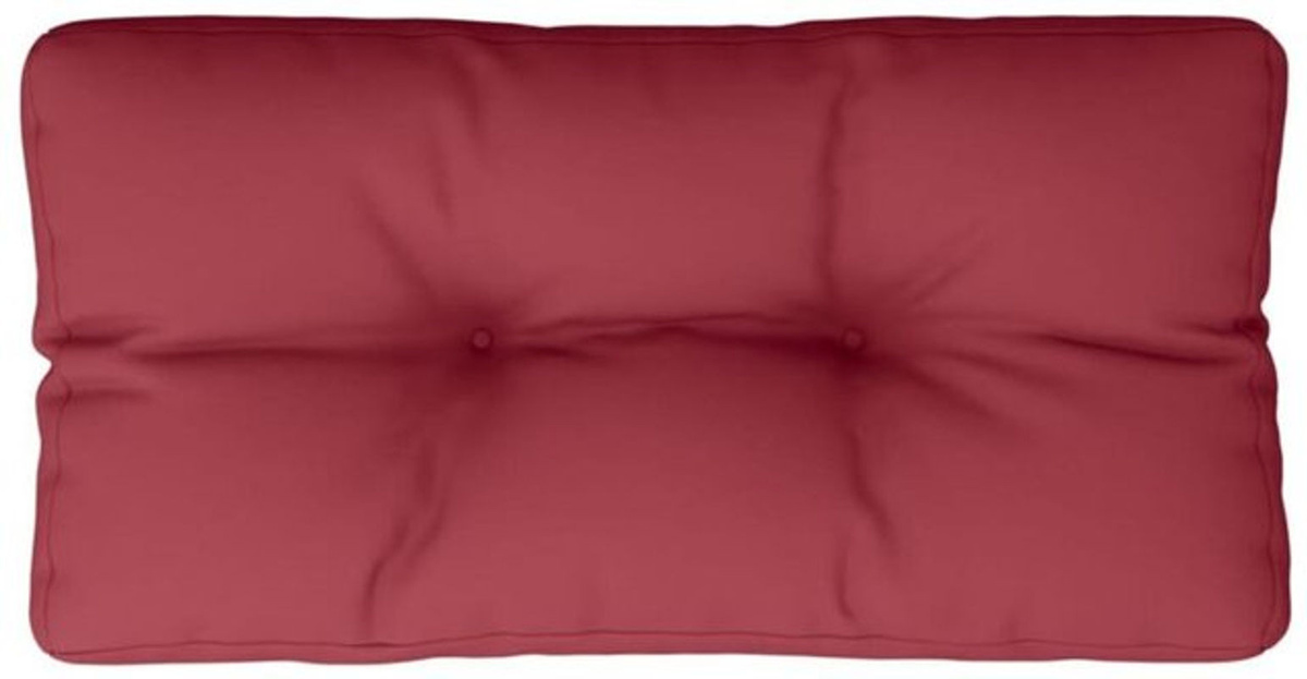 Vidaxl Palettenkissen aus Stoff in Rot, Rechteckig, B/T/H: 80 x 40 x 12 cm - Bild 1