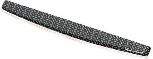 Fellowes Photo Gel Handgelenkpolsterkissen für Tastatur in Chevron Design, Schwarz/Mehrfarbig - Bild 1