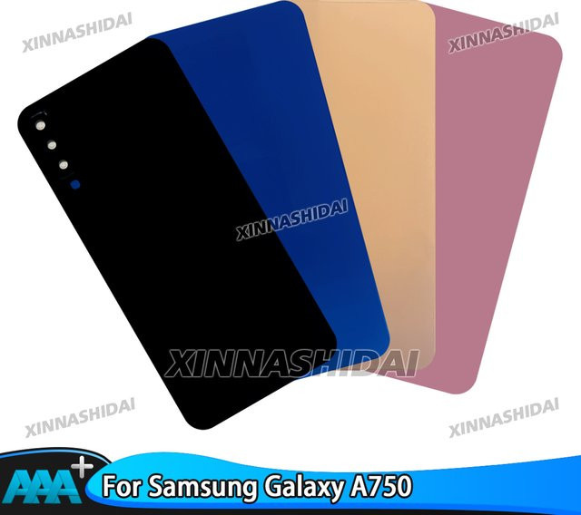 Samsung Galaxy A750 Ersatz-Rückgehäuse aus Kunststoff in Pink - Bild 1