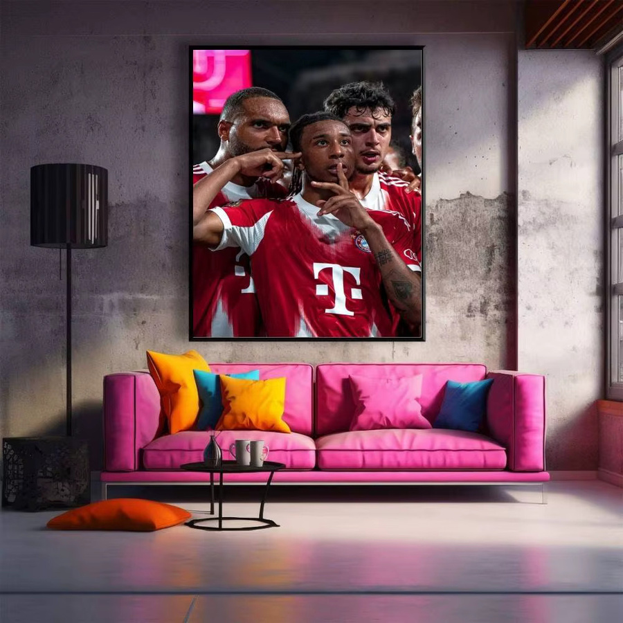 KAYOU Bayern München Champions Poster selbstklebender Kunst-Aufkleber aus wasserfestem Papier für deine Wanddekoration - Bild 5
