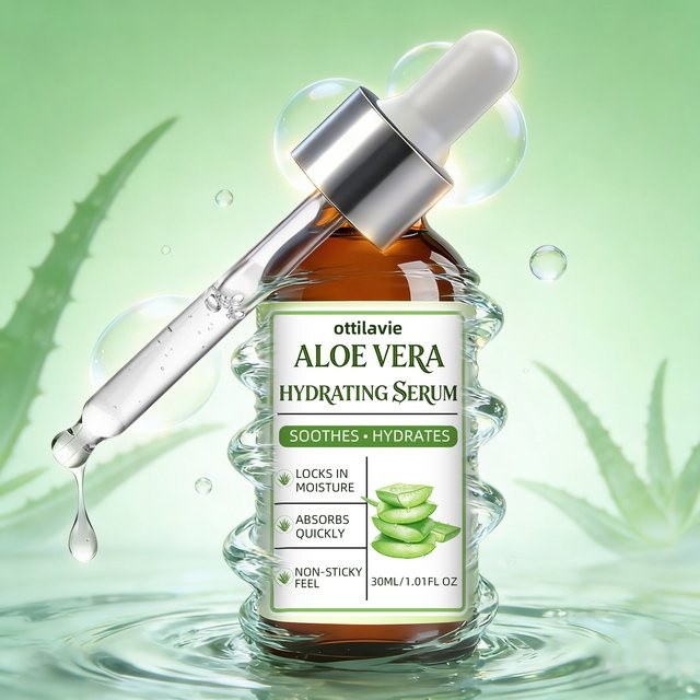 Ottilavie Aloe Vera Gesichtsserum, Unisex - Bild 1