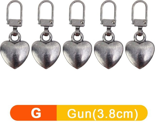 Metall-Reißverschlussschieber als abnehmbarer Ersatz für Koffer und Reisetaschen in Schwarz, Silber oder Gold - Bild 1