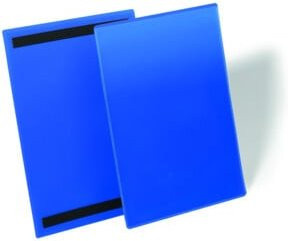 Durable Kennzeichnungstaschen A4 blau transparent, 50 Stück - Bild 1