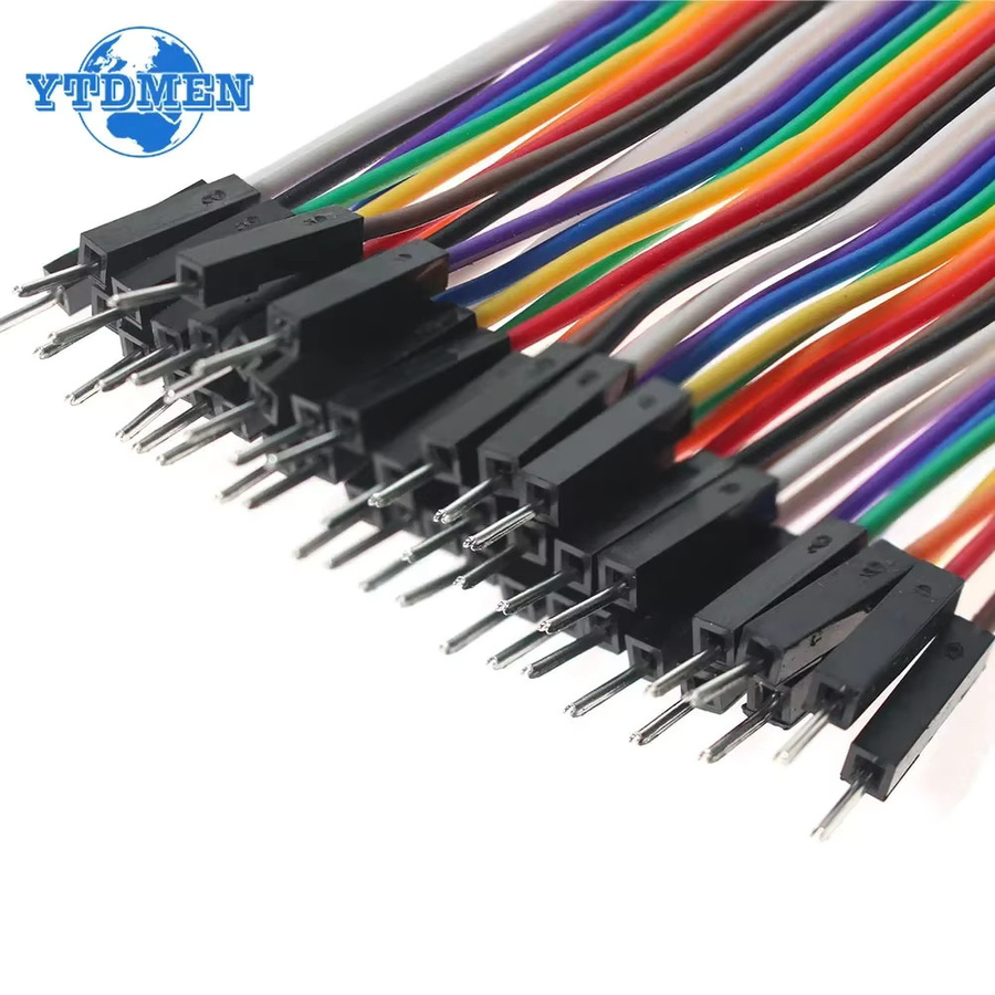 YTDMEN Dupont Jumper-Kabel-Set in Multicolor mit Stecker auf Stecker, Buchse auf Buchse und Stecker auf Buchse für Arduino und Raspberry Pi (10 cm bis 30 cm) - Bild 3