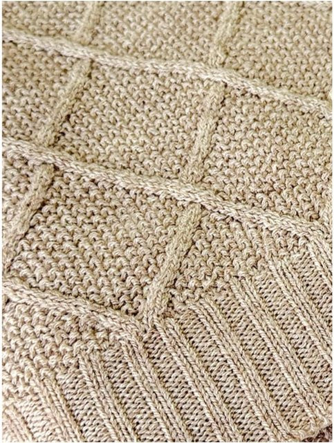 Kaiser Babydecke Wool aus Merino-Wolle in Beige, B/H: 80 x 100 cm - Bild 1