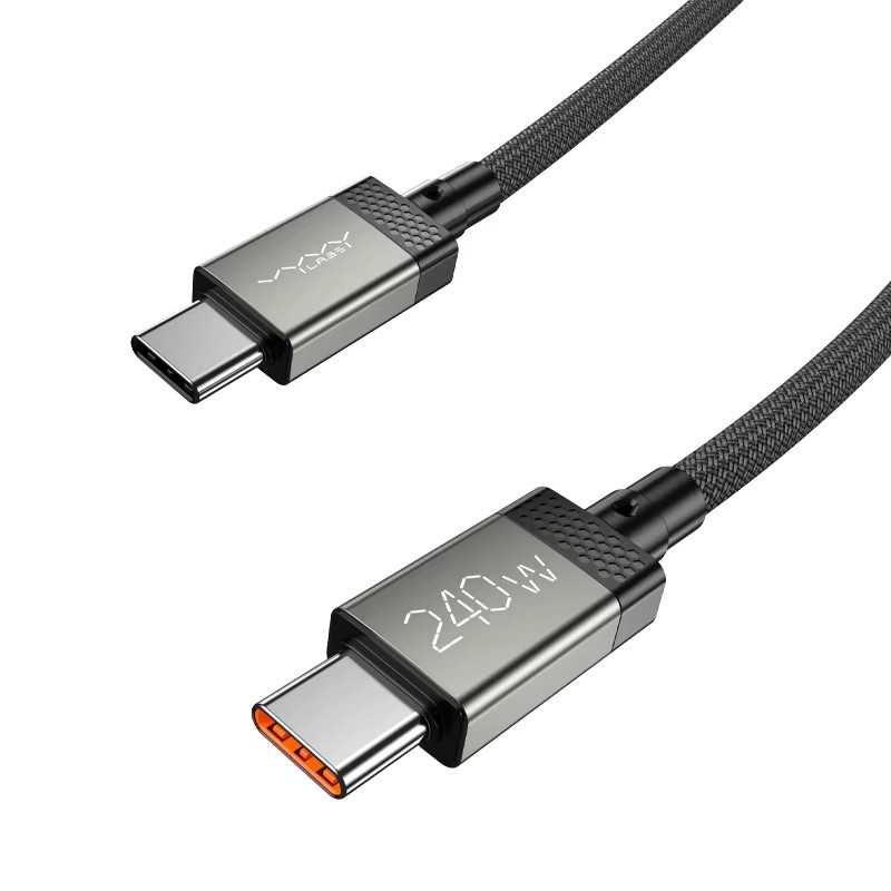 vyvylabs 6er-Pack USB-C zu USB-C Schnellladekabel 240W mit Datensynchronisation für MacBook, iPad, iPhone 15 16 17 Pro und Samsung Android Smartphones - Bild 7