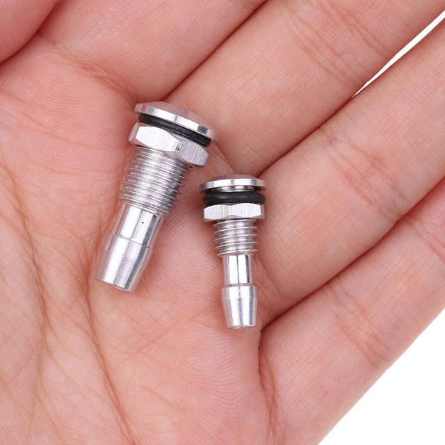 DIAPER&CORED Wasserauslassgewinde mit O-Ring-Schrauben, 2-teiliges Set, Silber - Bild 1
