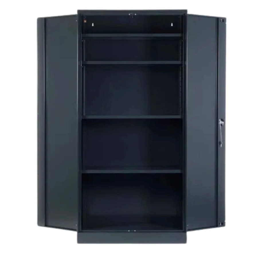 PROREGAL Stahlschrank Bee mit 6 Fachböden in Anthrazit, pulverbeschichtet und verstärkt, H x B x T: 195 x 92 x 60 cm - Bild 2