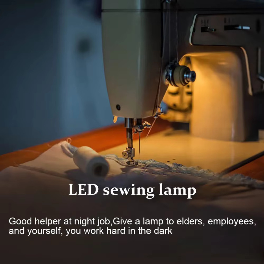 LED-Nähmaschinenbeleuchtung mit 30 Perlen in Weiß für helles Arbeitslicht mit Clip-Befestigung und Wippschalter - Bild 5