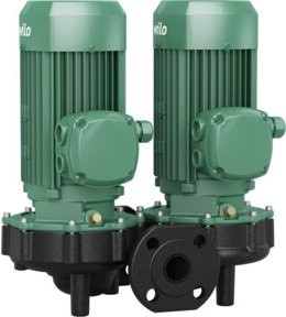 Wilo Standarddoppelpumpe VeroTwin DPL 50/140-3/2, 3 kW, 2-polig, Edelstahl, Grün - Bild 1