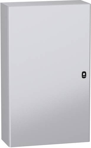 Schneider Electric Wandgehäuse NSYS3DC10625 aus Stahl in Grau, B: 60,0 cm, H: 100,0 cm, T: 25,0 cm - Bild 1