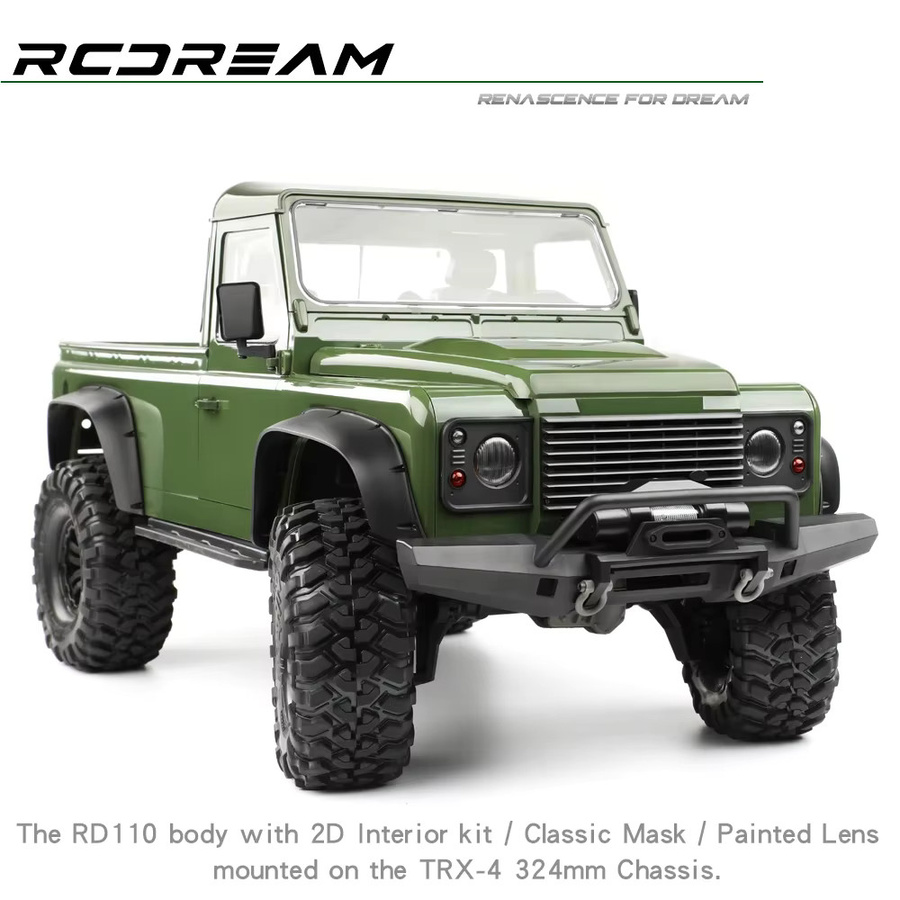 Traxxas Pickup Truck Karosserie, Metall, 1/10, Grün - Bild 2