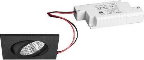 Brumberg LED-Einbauleuchte Schwarz dimmbar 6W Warmweiß - Bild 1