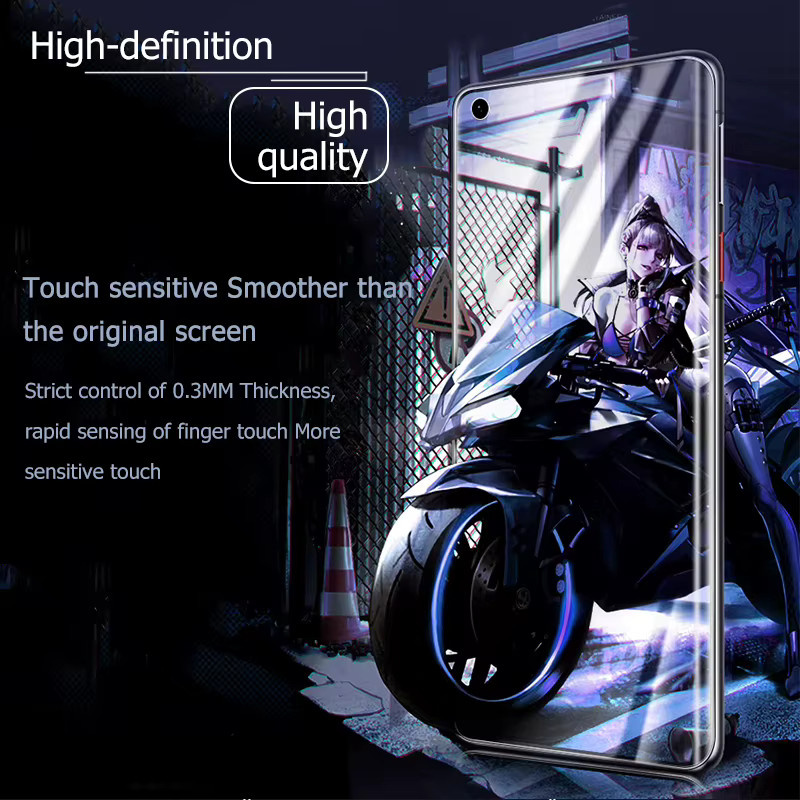 3er-Set gehärtetes Glas als Displayschutz für Realme GT 7T, transparent, Fingerabdruck-Entsperrung kompatibel - Bild 3