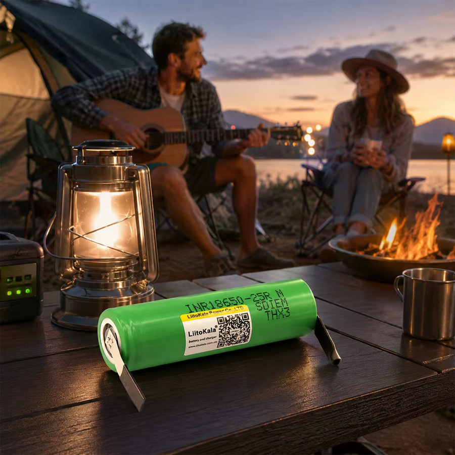 LiitoKala 18650 Lithium-Ionen-Batterie 2500mAh 3,6V Grün - Bild 3