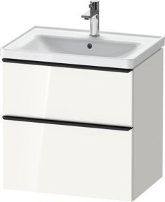 Duravit Waschtischunterschrank D-Neo in Weiß, Wandhängend, Breite: 63,4 cm, Tiefe: 45,2 cm, Höhe: 62,5 cm - Bild 1