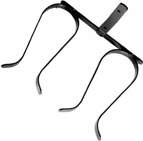 FIAP 1760 Wathosen-Halter Wandmontage Schwarz - Bild 1