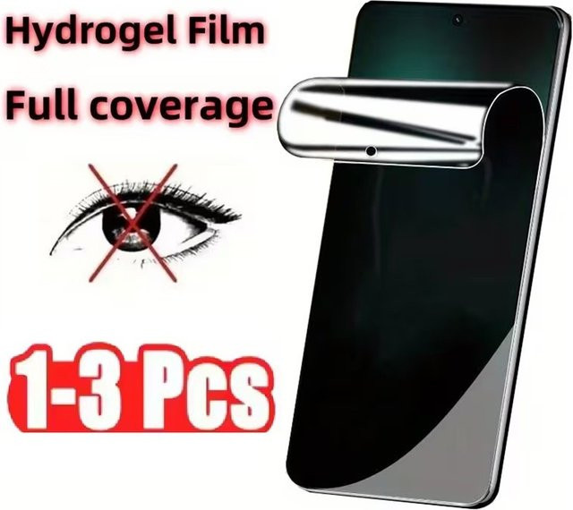 Samsung Galaxy A14 4G/5G Anti-Spionage Privatsphäre Hydrogel Displayschutzfolie Transparent - Bild 1