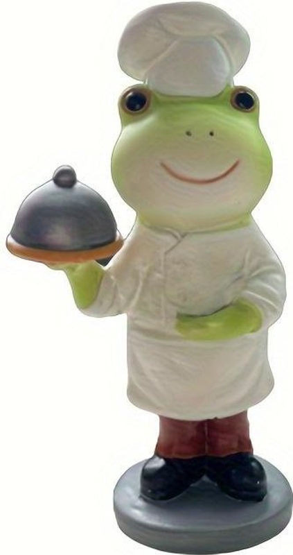 SZ-Damai Frosch-Ornament in Grün aus Kunstharz als Tischdekoration - Bild 1