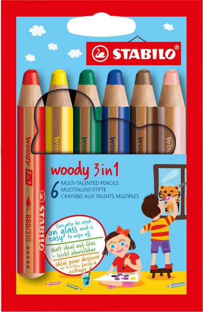 STABILO Woody Buntstifte im Etui, Multicolor, für Kinder - Bild 1