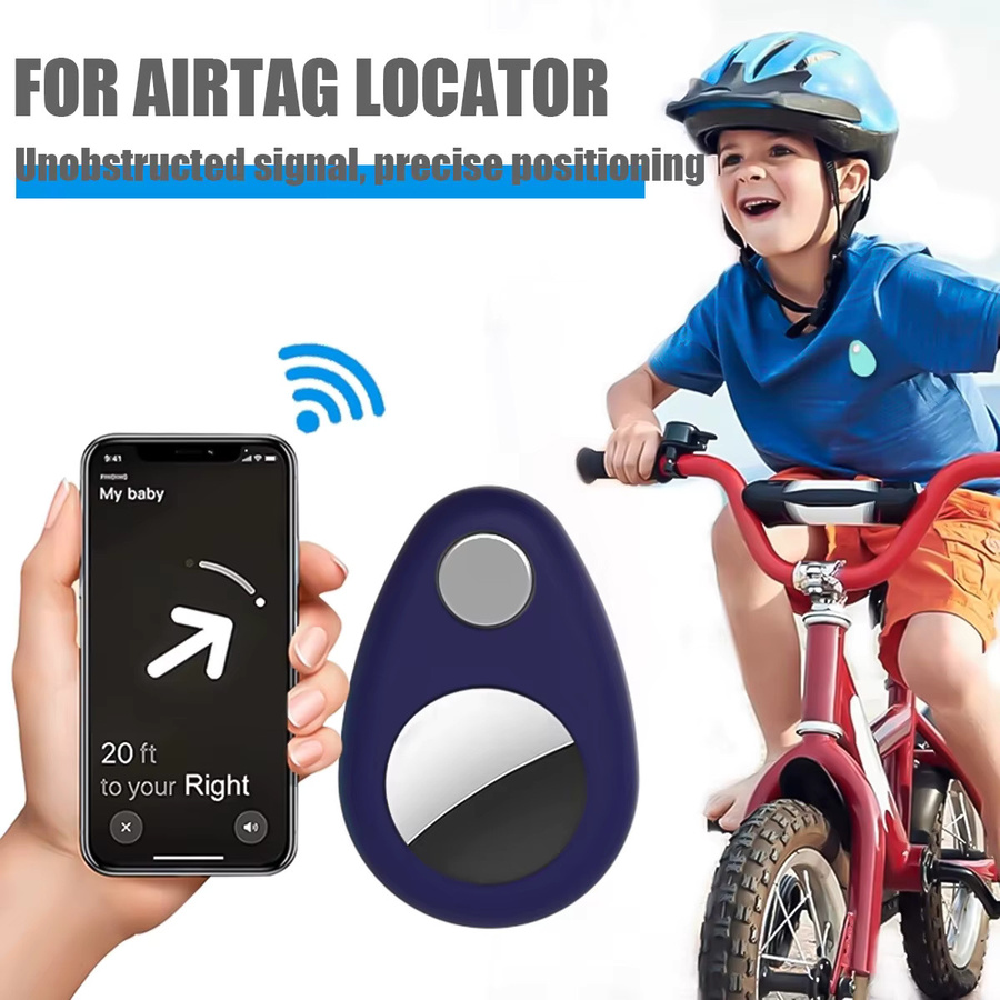 Apple AirTag Halter aus Silikon mit Sicherheitsnadel als Anti-Verlust GPS Tracker für Kinder, Senioren, Rucksäcke und Kleidung - Bild 4